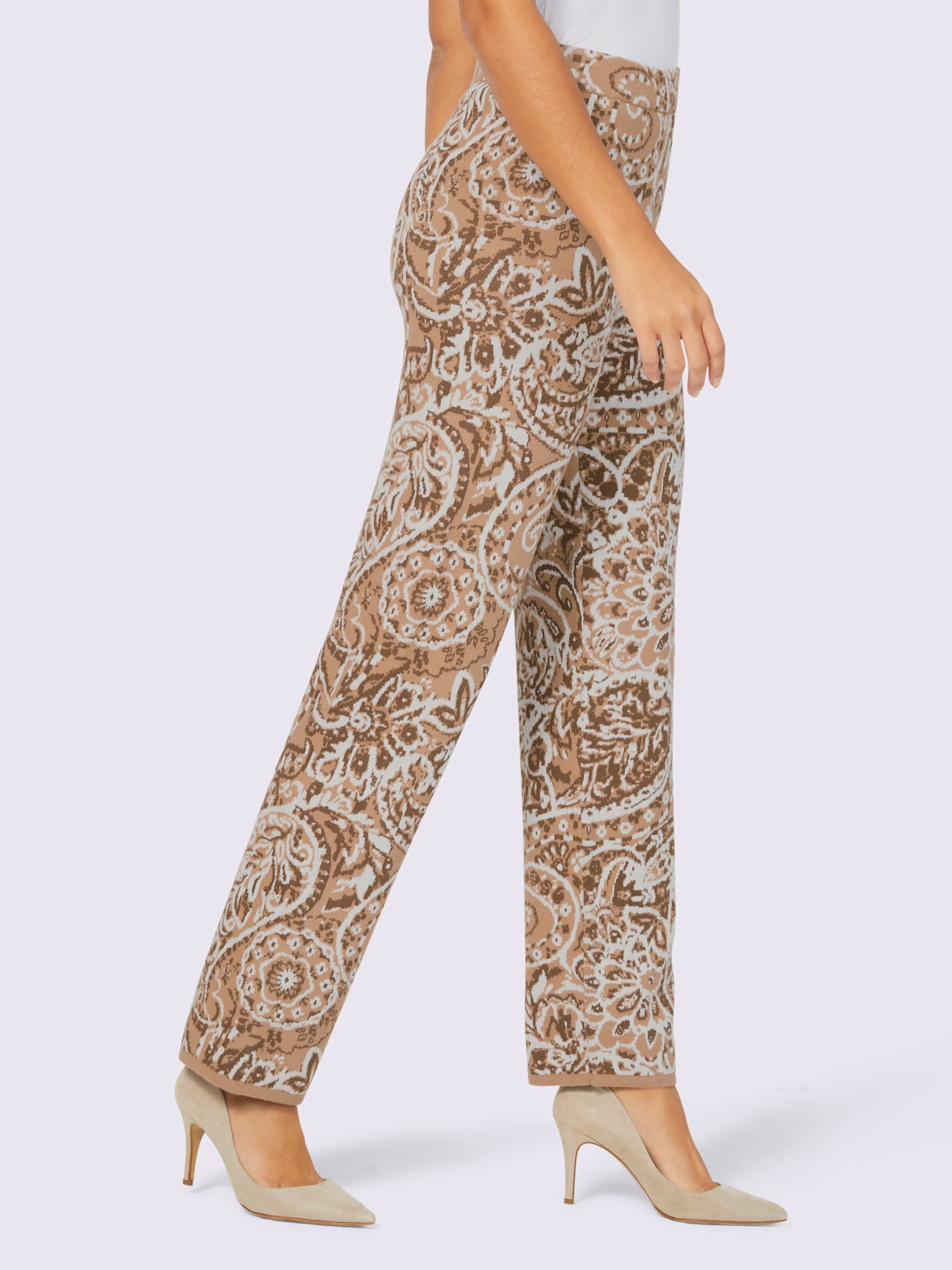 Pantalon en tricot tricot jacquard de qualité