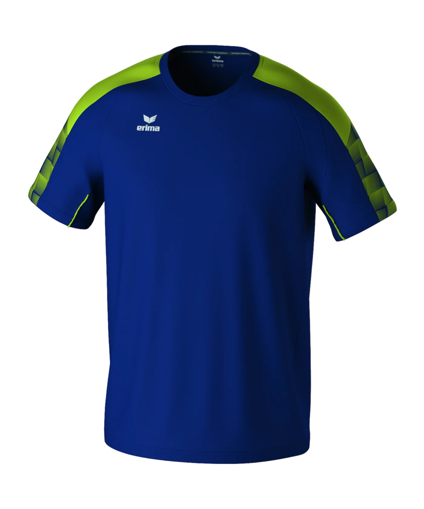 Erima Evo Star T-Shirt Blau Gelb