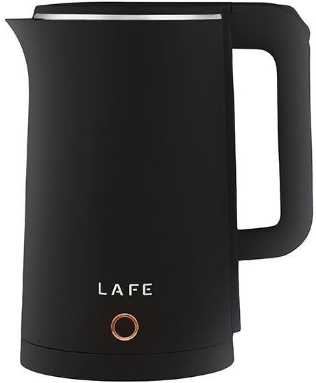 Lafe - Dubbelwandige Elektrische Waterkoker - Zwart - 1,8L - 1800W