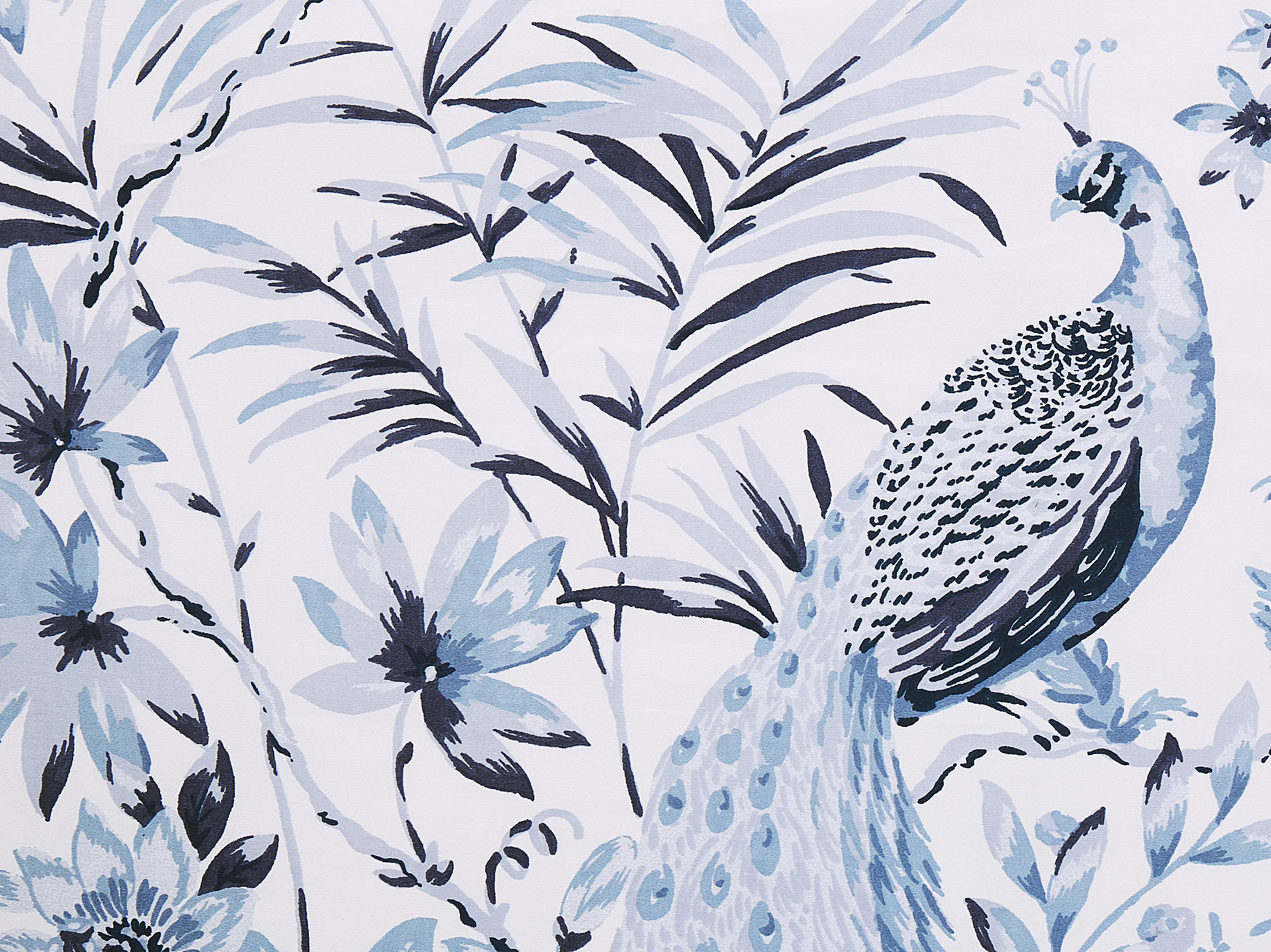Dekbedovertrekset BALLARD Katoen-satijn 135 x 200 cm Blauw