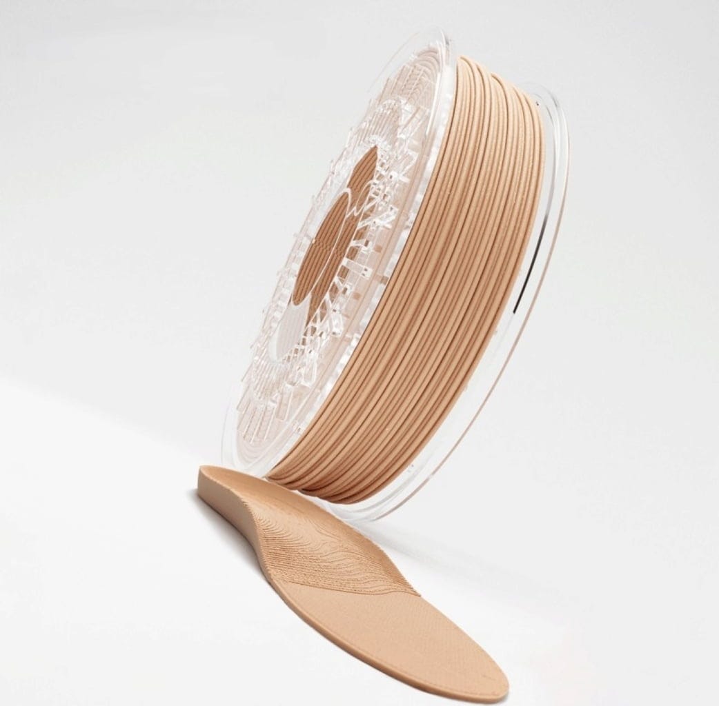 Recreus  Filaflex 95A Foamy Nude, 1,75 mm / 750 g    Flexibles TPU-Filament mit dynamischer Schaumtechnologie