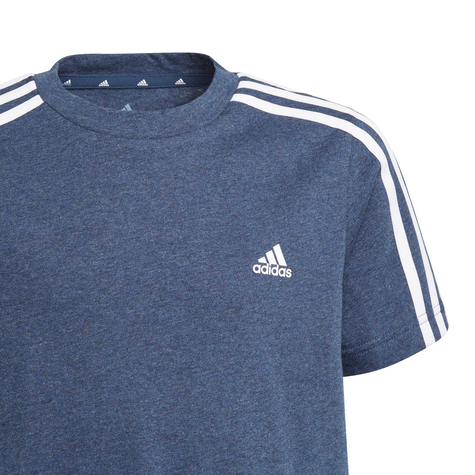 adidas 3 Stripe Essentials T-Shirt Junior