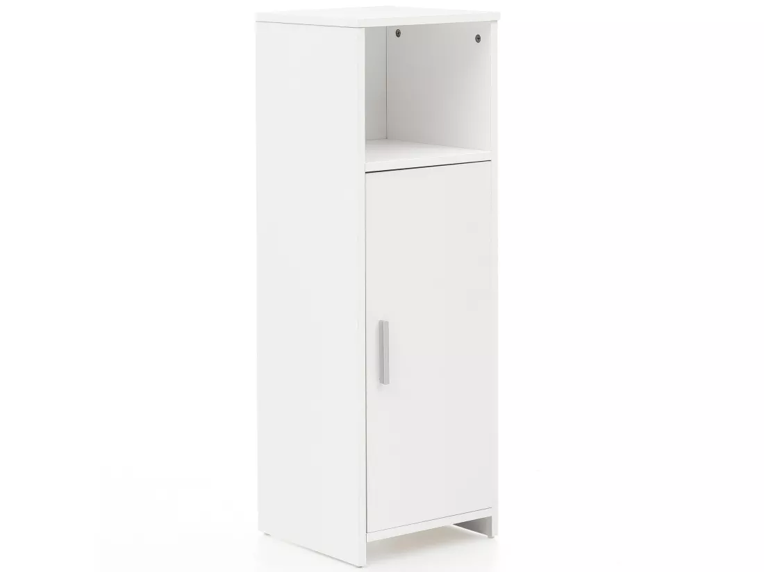 FinBuy Armoire de toilette 30x95,5x30cm Meubles de salle de bain Étagère Moderne