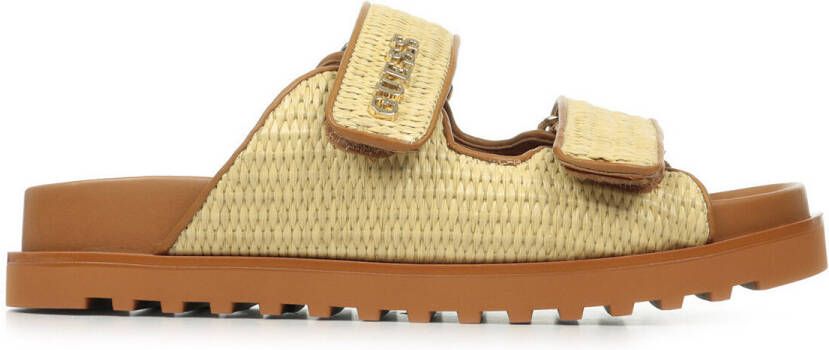 Guess Slippers met labelapplicatie model 'FADELIZE'