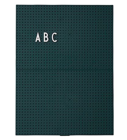 Design Letters Tafel - A4 - Dunkelgrün
