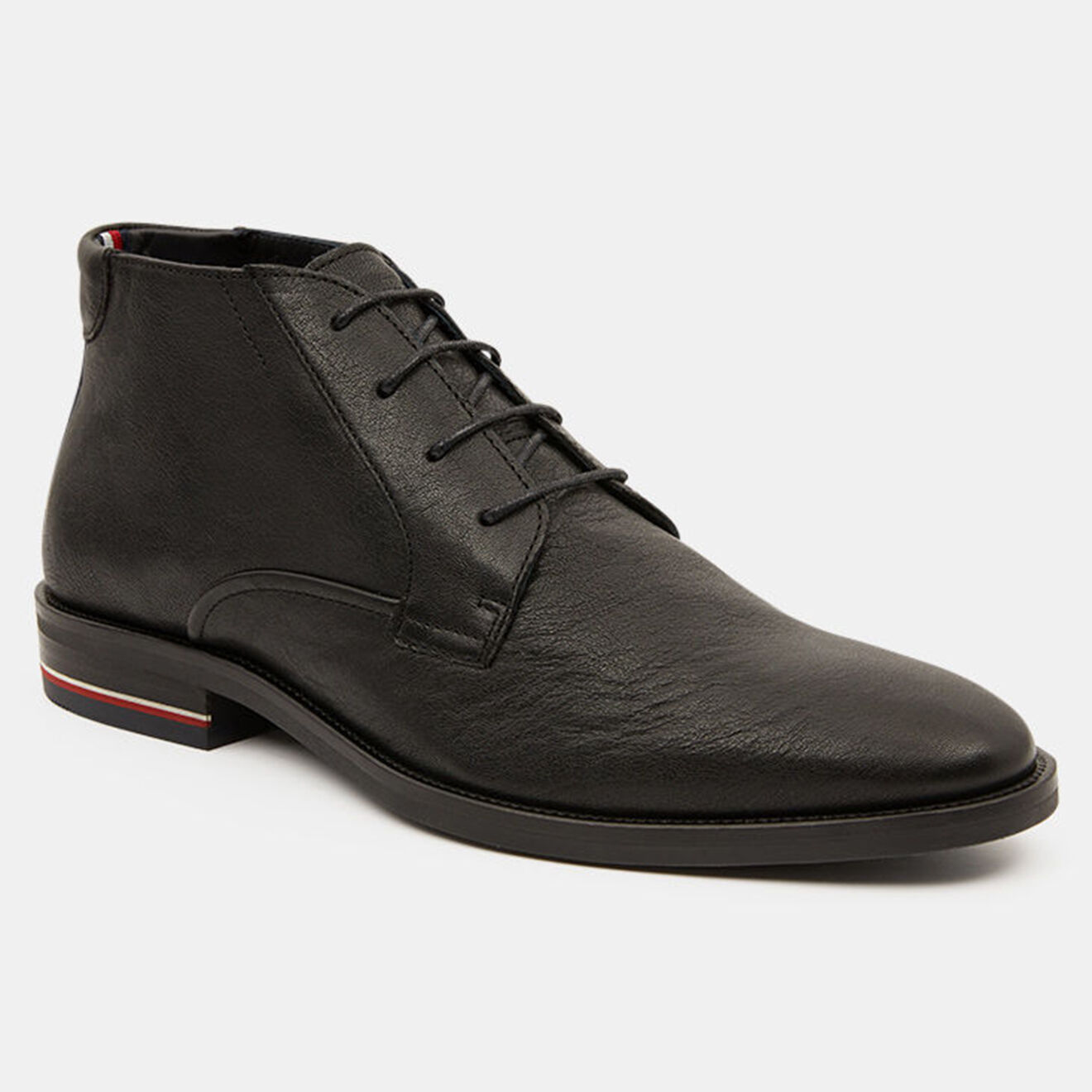 Tommy Hilfiger Desert boots en Cuir Signature noires