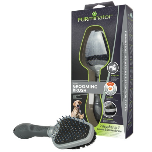 Escova dupla Furminator para cães