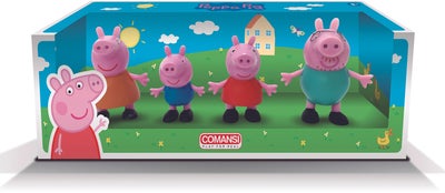 Comansi Peppa Gris Figursett 4-Pack