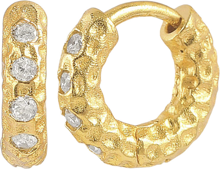 Hultquist Snowy florence hoops Guld