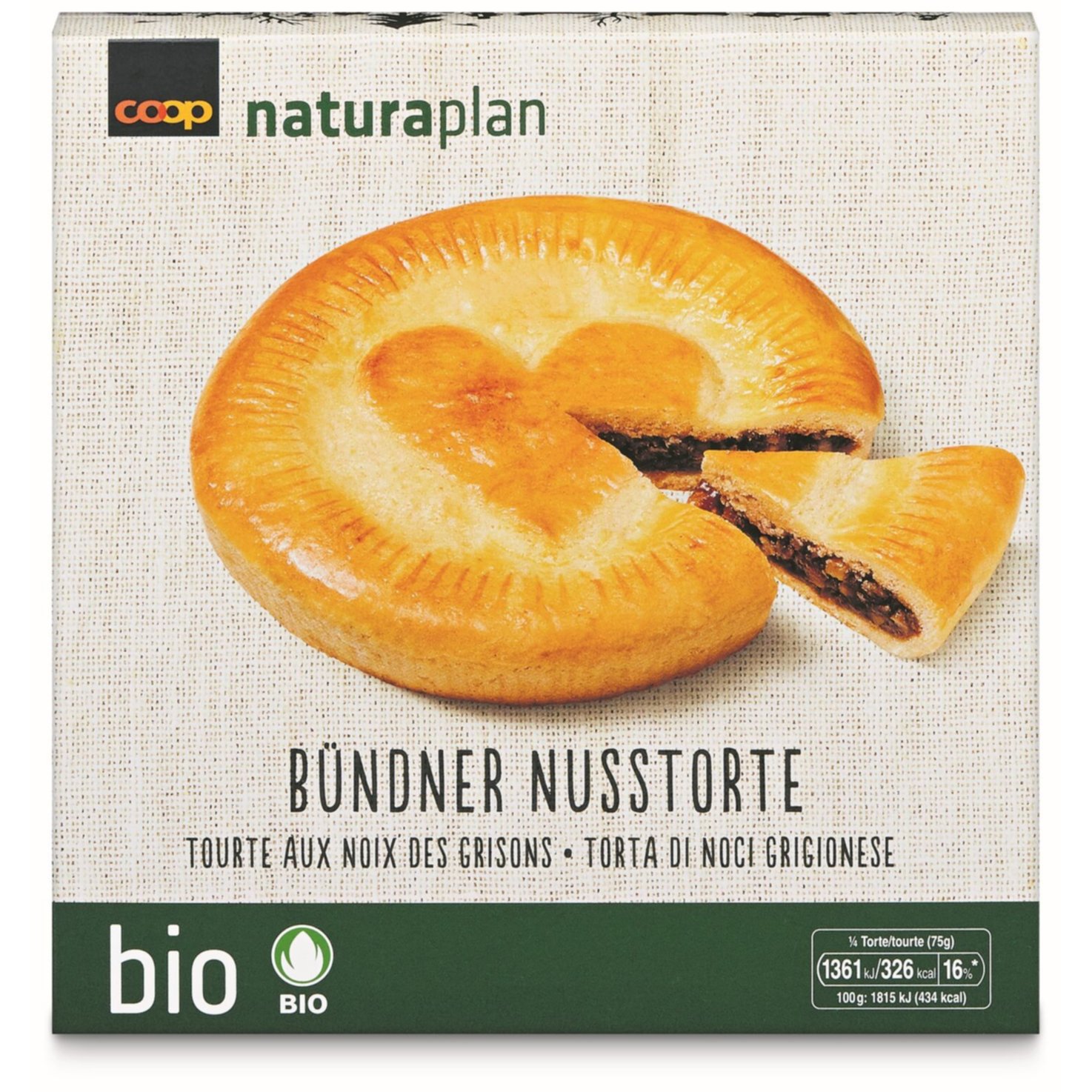 Naturaplan Bio Bündner Nusstorte