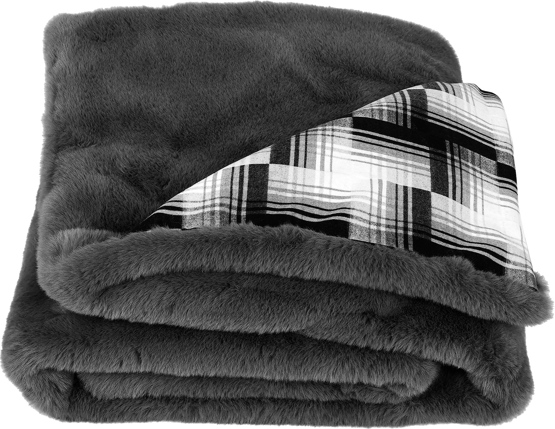 Star Home Textil Wohndecke »Amala« mit weichem Karomuster, Kuscheldecke