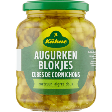 Kühne Augurken Blokjes Zoetzuur 330 g