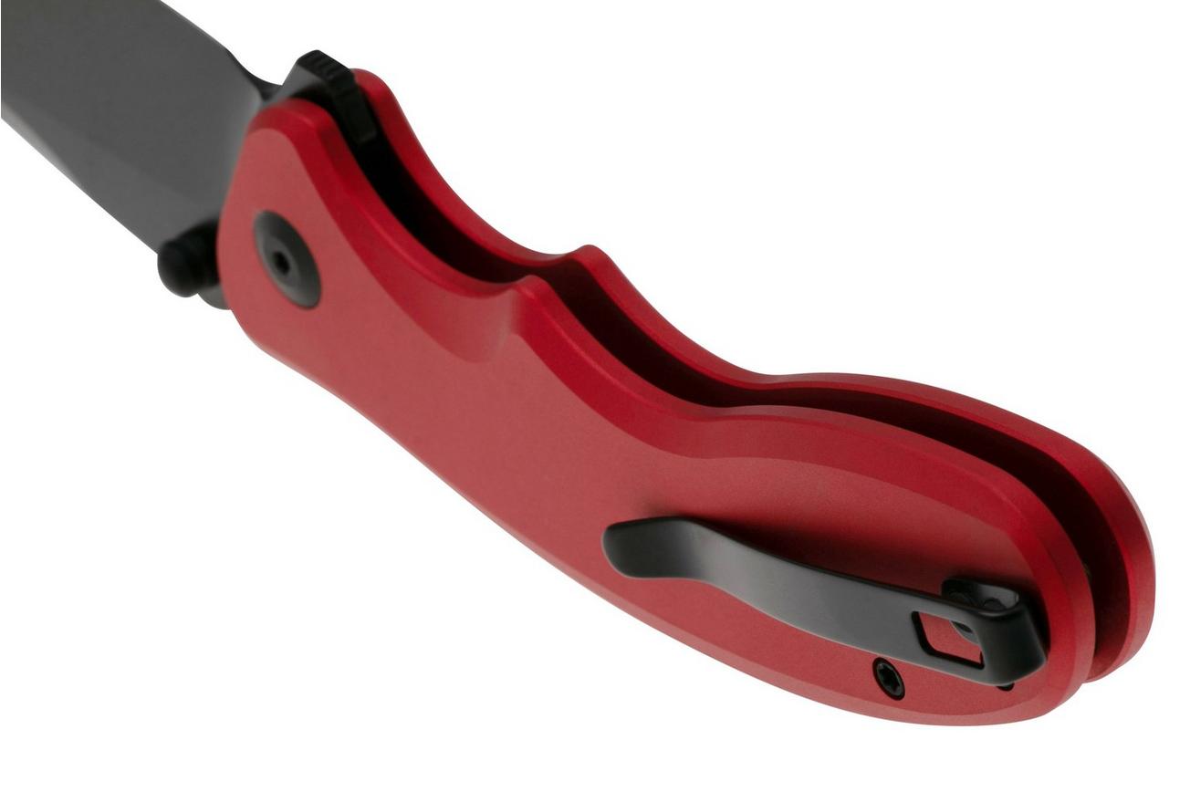 SENCUT Cybrix S23098A-3 Black 9Cr18MoV, Red Aluminium zakmes