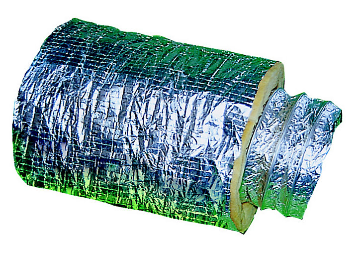 Gaine souple en alu isolé 5 m, ø125 mm