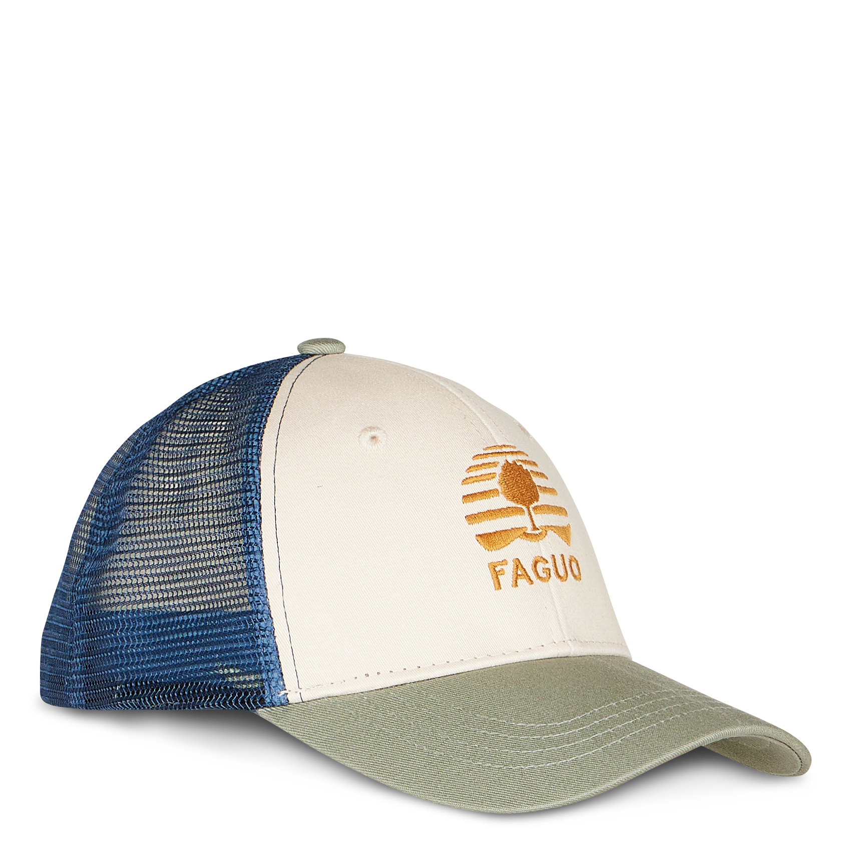 Casquette en coton mélangé | Bleu