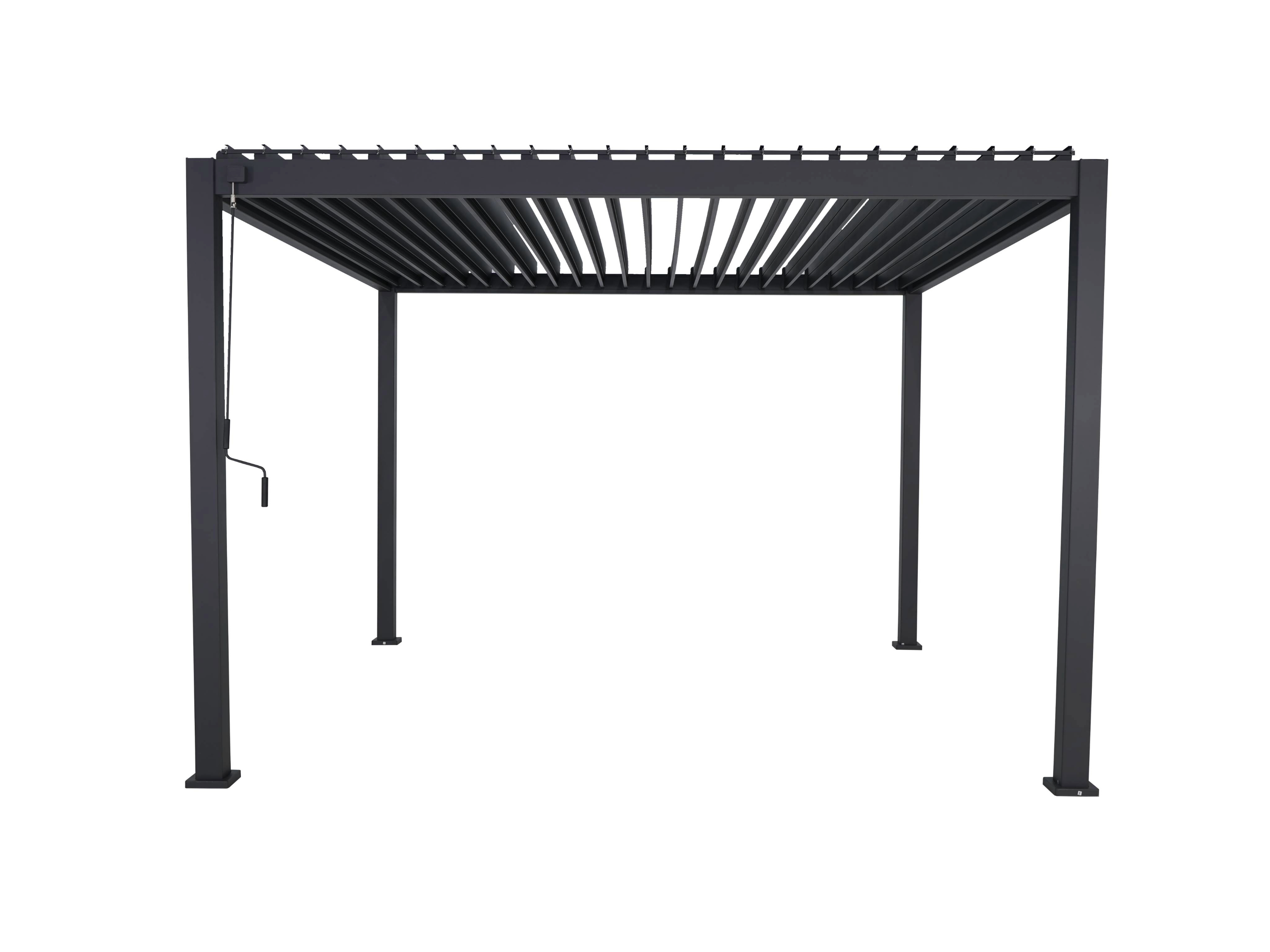 Mirador Deluxe 360 x 400 cm overkapping - antraciet