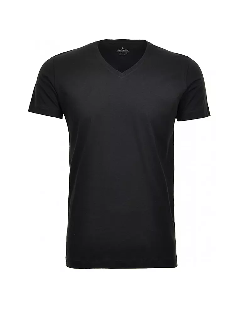 RAGMAN T-Shirt 2er Pkg schwarz