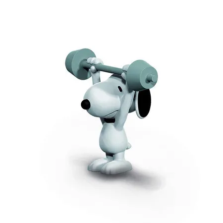 Schleich® 22075 Peanuts Gewichtheber Snoopy