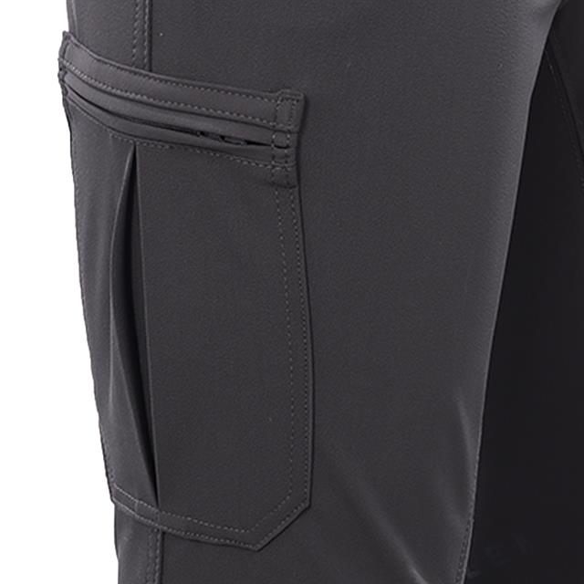 Paardrijbroek La Valencio LVWilliam Knie Grip Men Donkergrijs