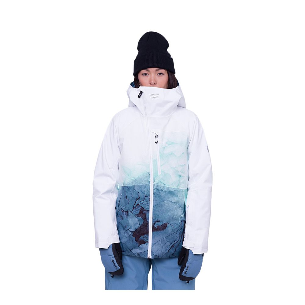 686 HYDRA - Veste ski Femme white orion blue cloudbreak