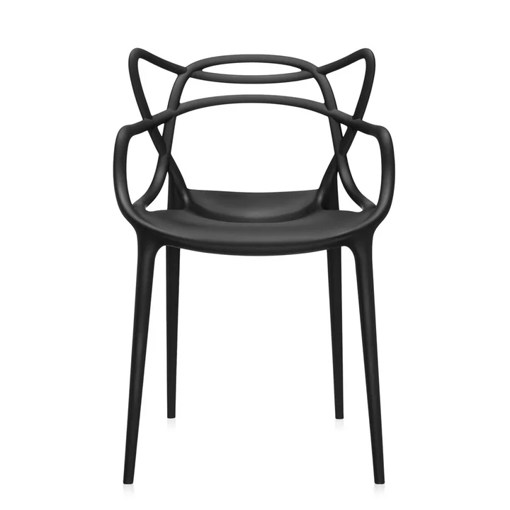 Kartell - Masters Stuhl, schwarz