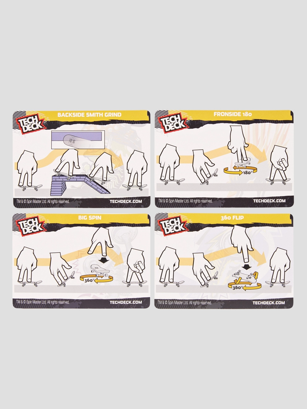 TechDeck Versus Set of 2 Fingerboard pattern