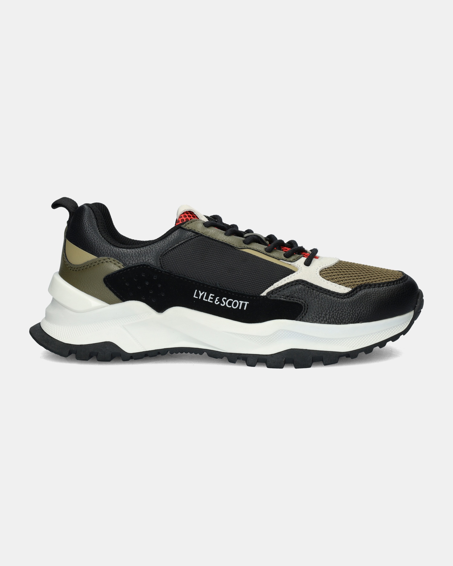 Lyle & Scott Whishaw Lage sneakers  - groen