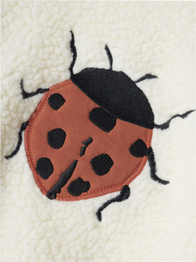Lil' Atelier NMNLAJO BOMBER JACKET LIL Coconut milk/ladybug