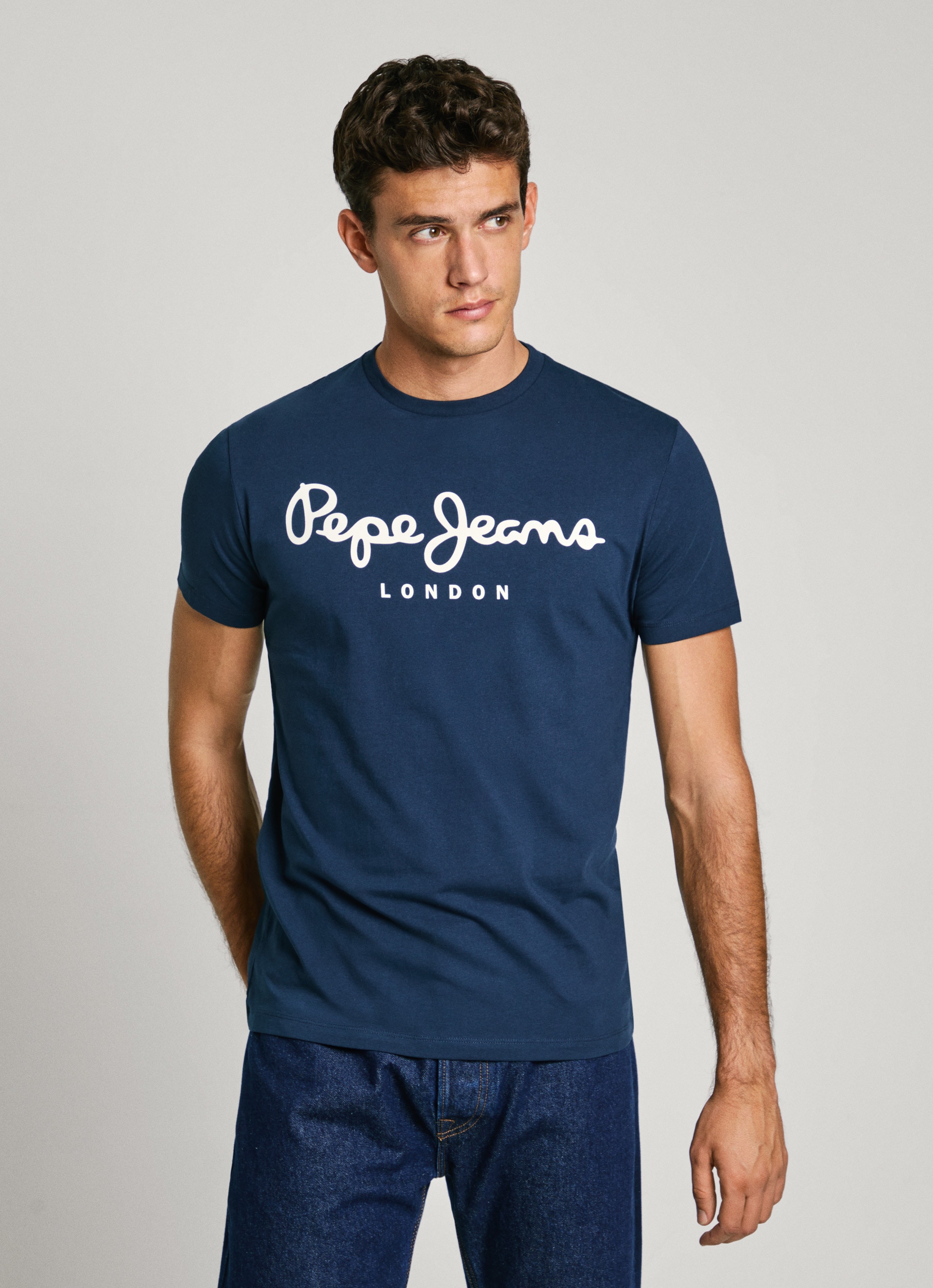 Pepe Jeans T-Shirt , mit Markenprint vorne
