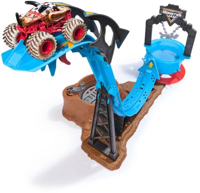 Monster Jam 1:64 Mud Blasters Dunk Tank Lekesett