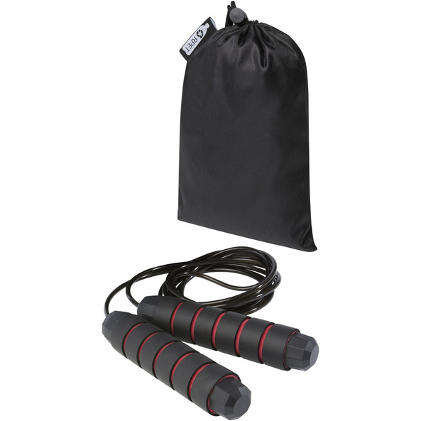 EgotierPro 127021 - Corde à Sauter Ergonomique avec Pochette Écologique