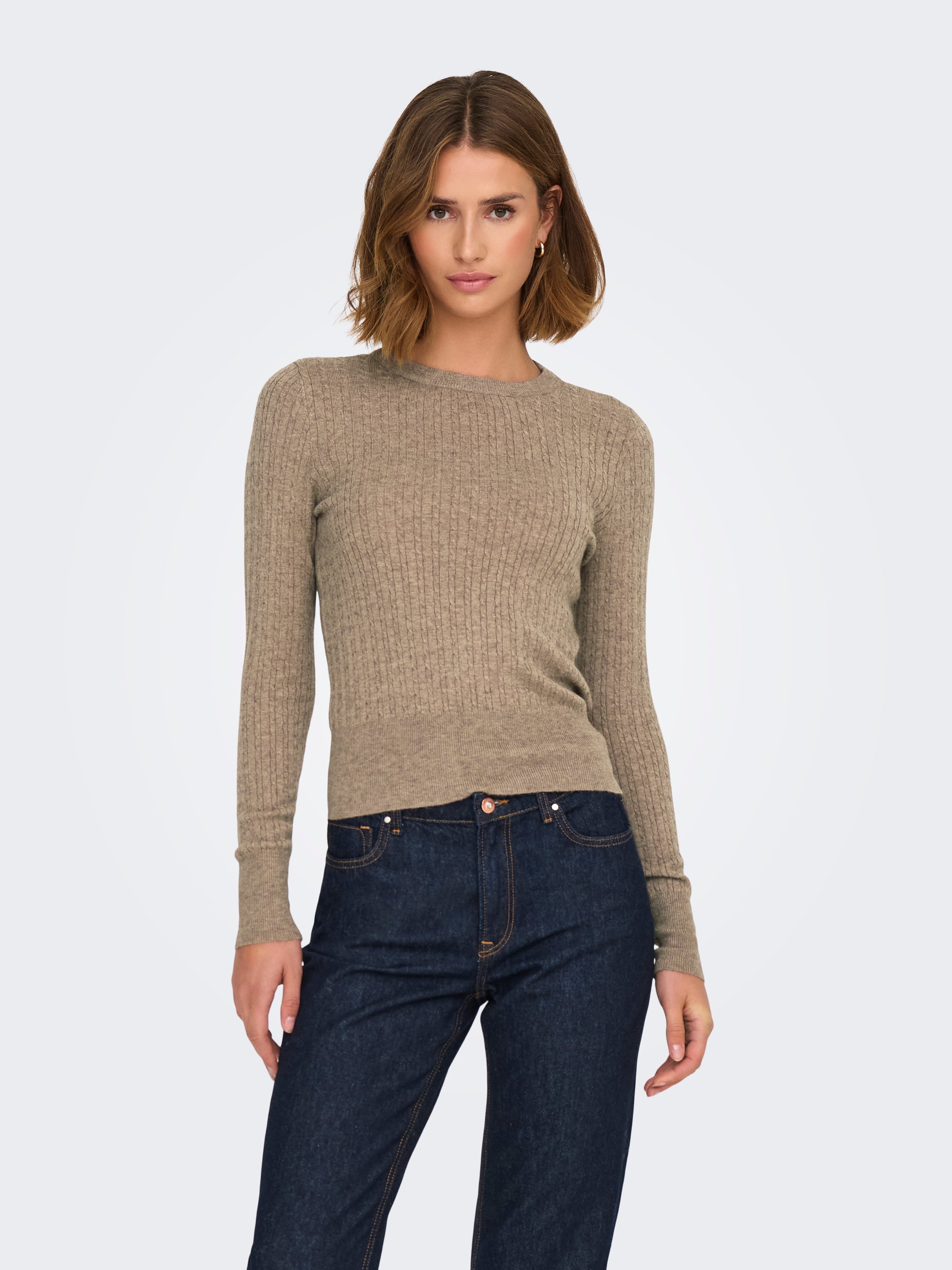 ONLLEA Strickpullover Malt Ball