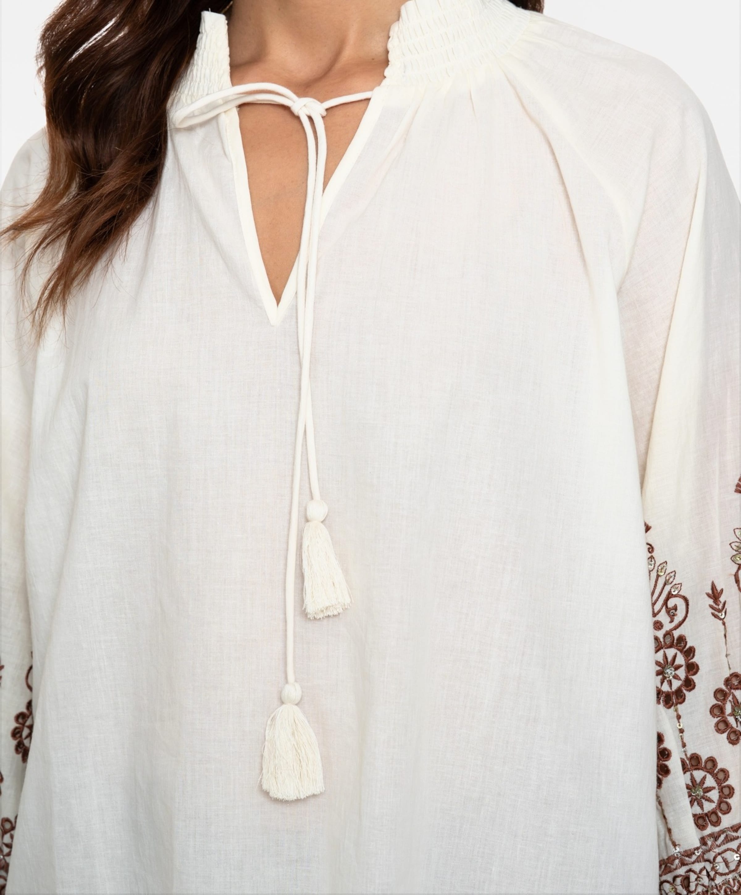 Geisha Dames blouse ecru