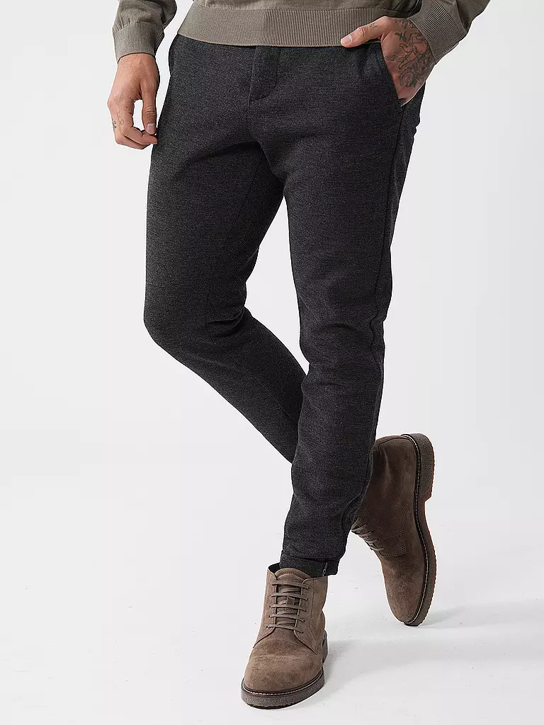 GABBA Chino PISA GKNIT grau