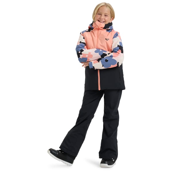 Veste de ski ROXY SILVERWINTER GIRL PINK SALT PRIMA