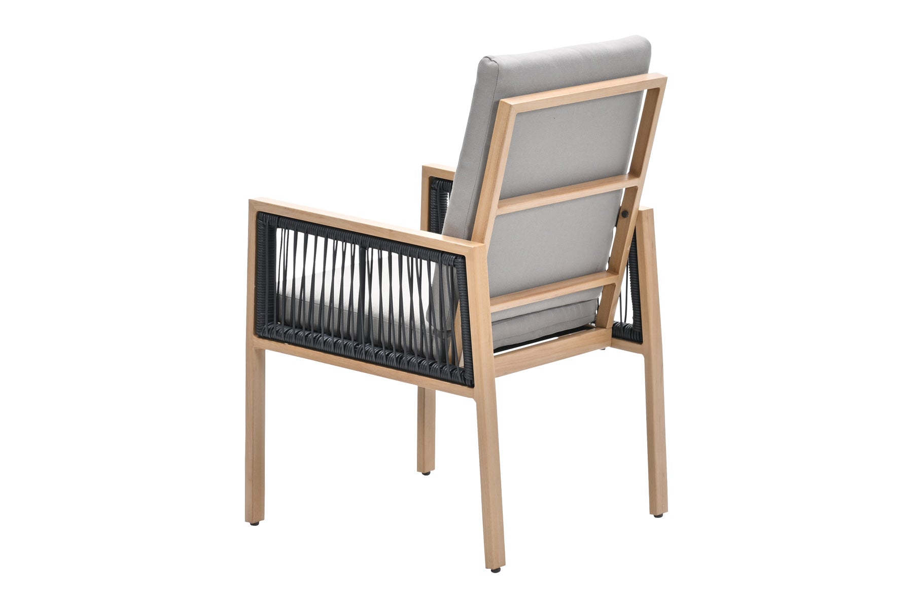 Decala tuinstoel - Aluminium houtlook - inlcusief kussens