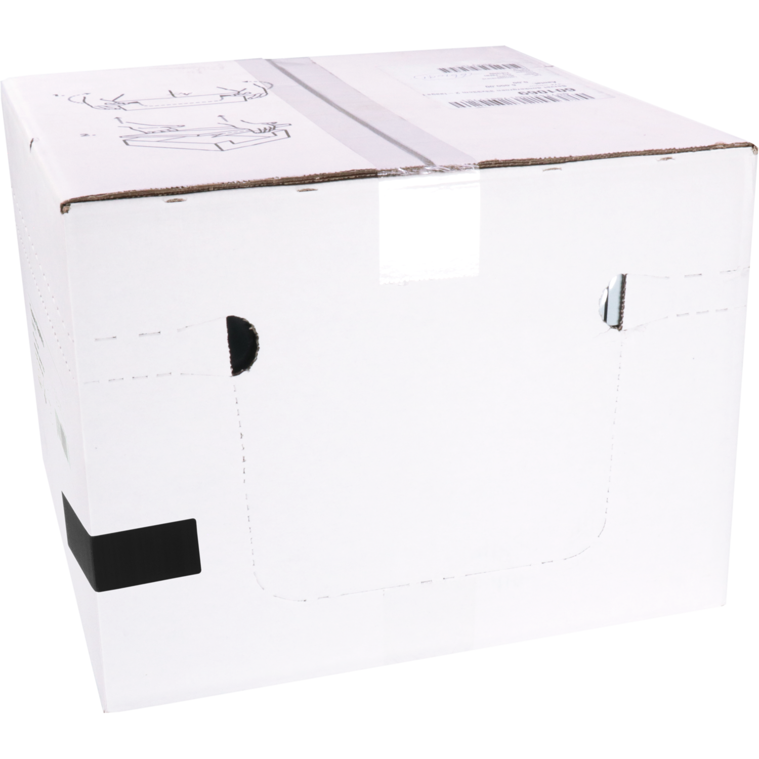 Servet, 2-laags, 1/4 vouw, 33x33cm, cellulose, zwart