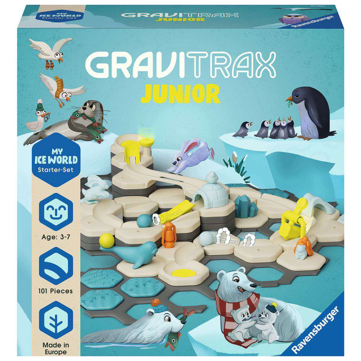 Ravensburger Spiel GraviTrax Junior Starter-Set L Ice