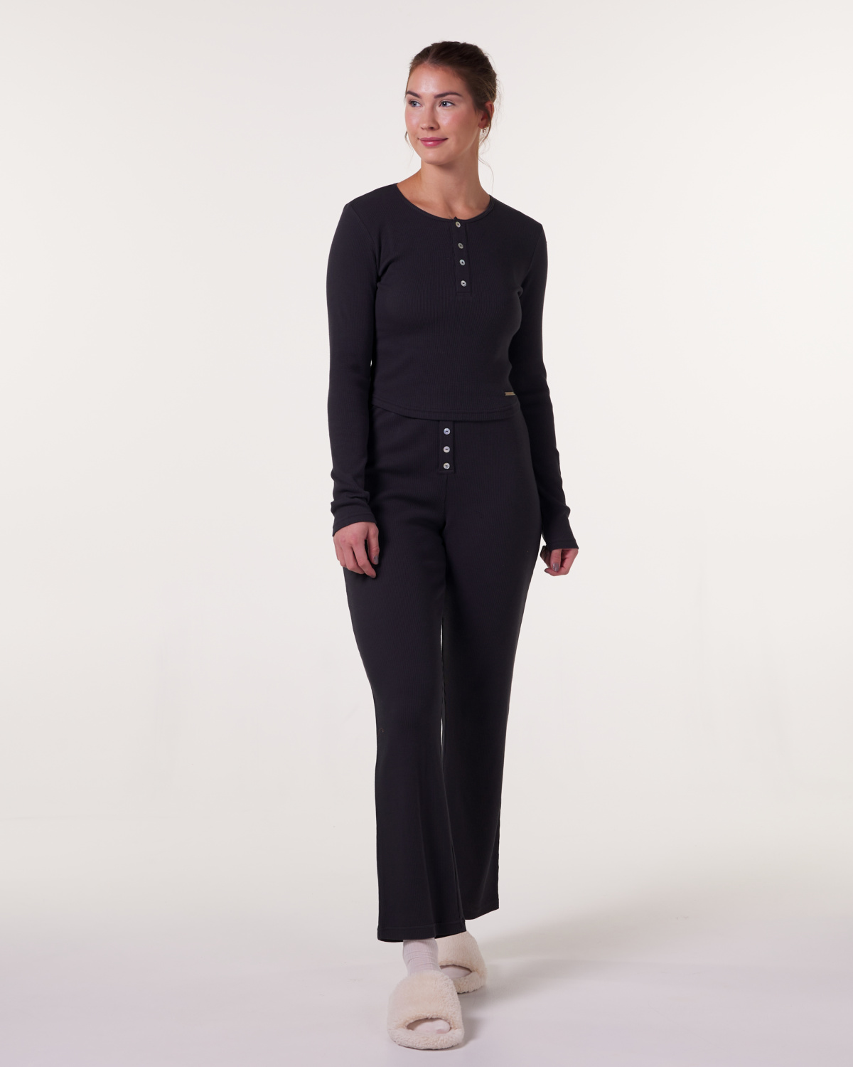 Bumpro Crisp Waffle Pant Black