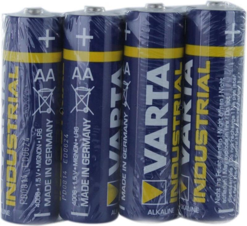 Varta - Industrial Pro - AAA Batterijen - 4 Stuks - Betrouwbare Energiebron