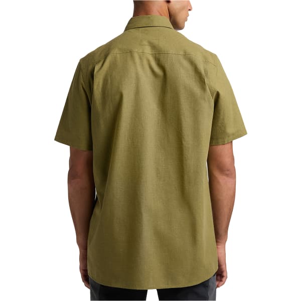 Chemise randonnée HAGLÖFS HAGLOFS CURIOUS HEMP SS SHIRT OLIVE GREEN