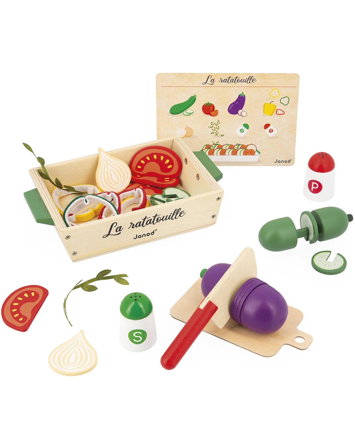 Spiel-Lebensmittel RATATOUILLE 32-teilig