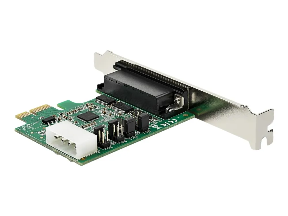 StarTech.com 4-port PCI Express RS232 Serial Adapter Card, PCIe RS232 Serial Host Controller Card, PCIe to Serial DB9 Card, 16950 UART, Desktop Expansion Card, Windows, macOS, Linux - Full/Low-Profile Brackets (PEX4S953) - Seriel adapter - PCIe - RS-
