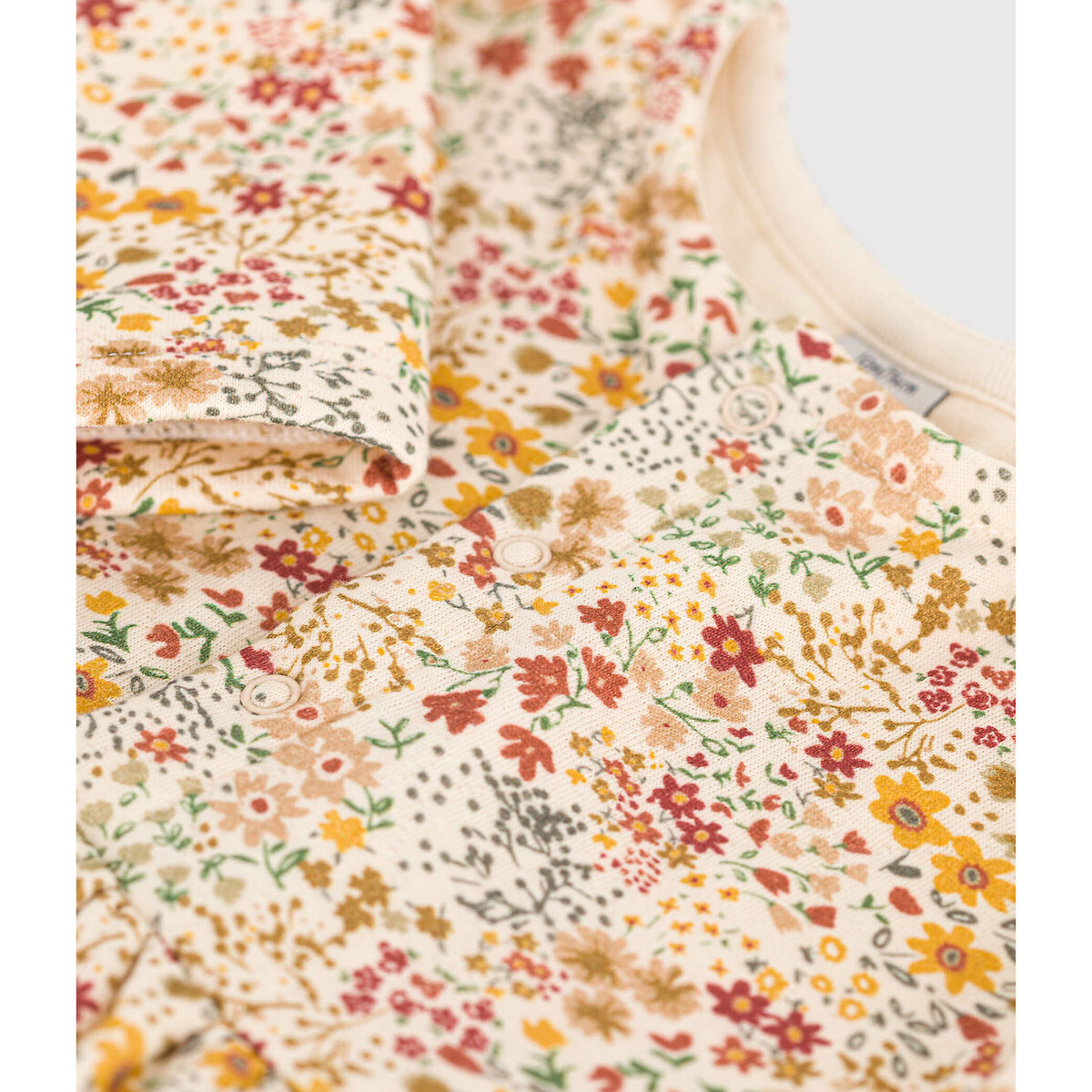 PETIT BATEAU<br>Vestido estampado com mangas compridas