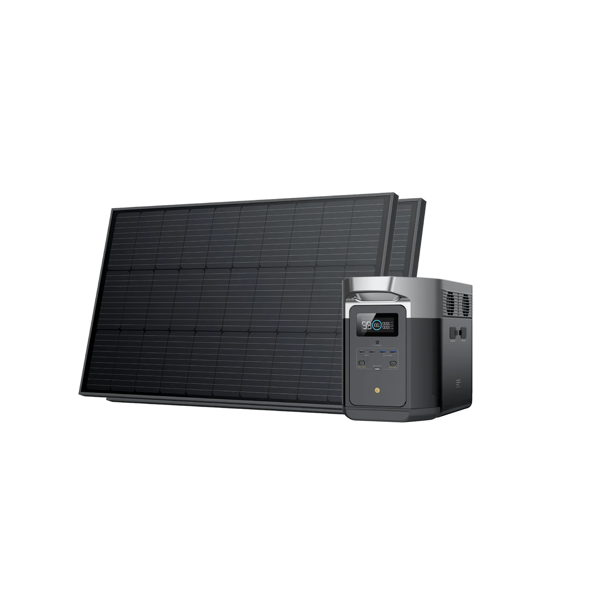 EcoFlow DELTA Max Solargenerator (Starrer PV100W)