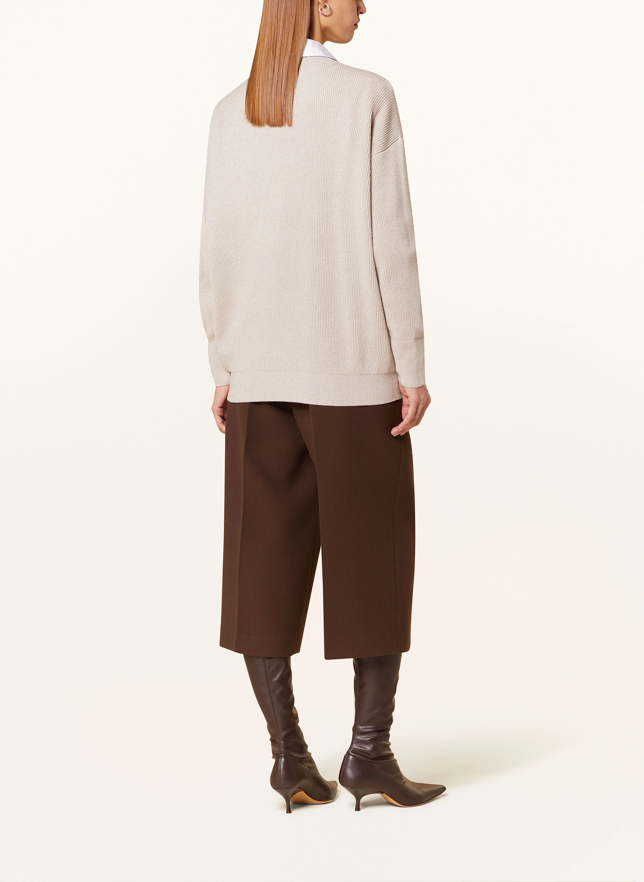 FABIANA FILIPPI Pullover mit Glitzergarn