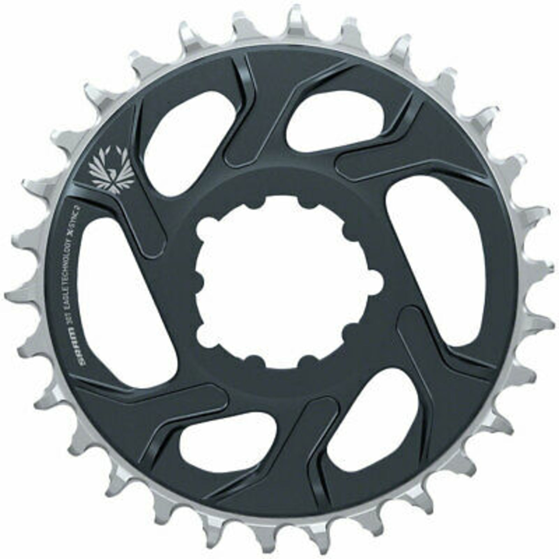 SRAM Eagle Direct Mount X-Sync -4mm Offset Kettingblad 12 Speed Polar Grijs