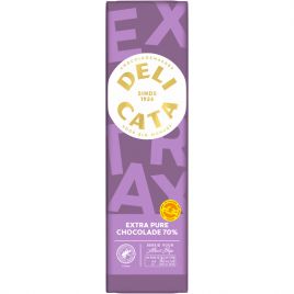 Delicata Extra pure chocolade reep 70% groot