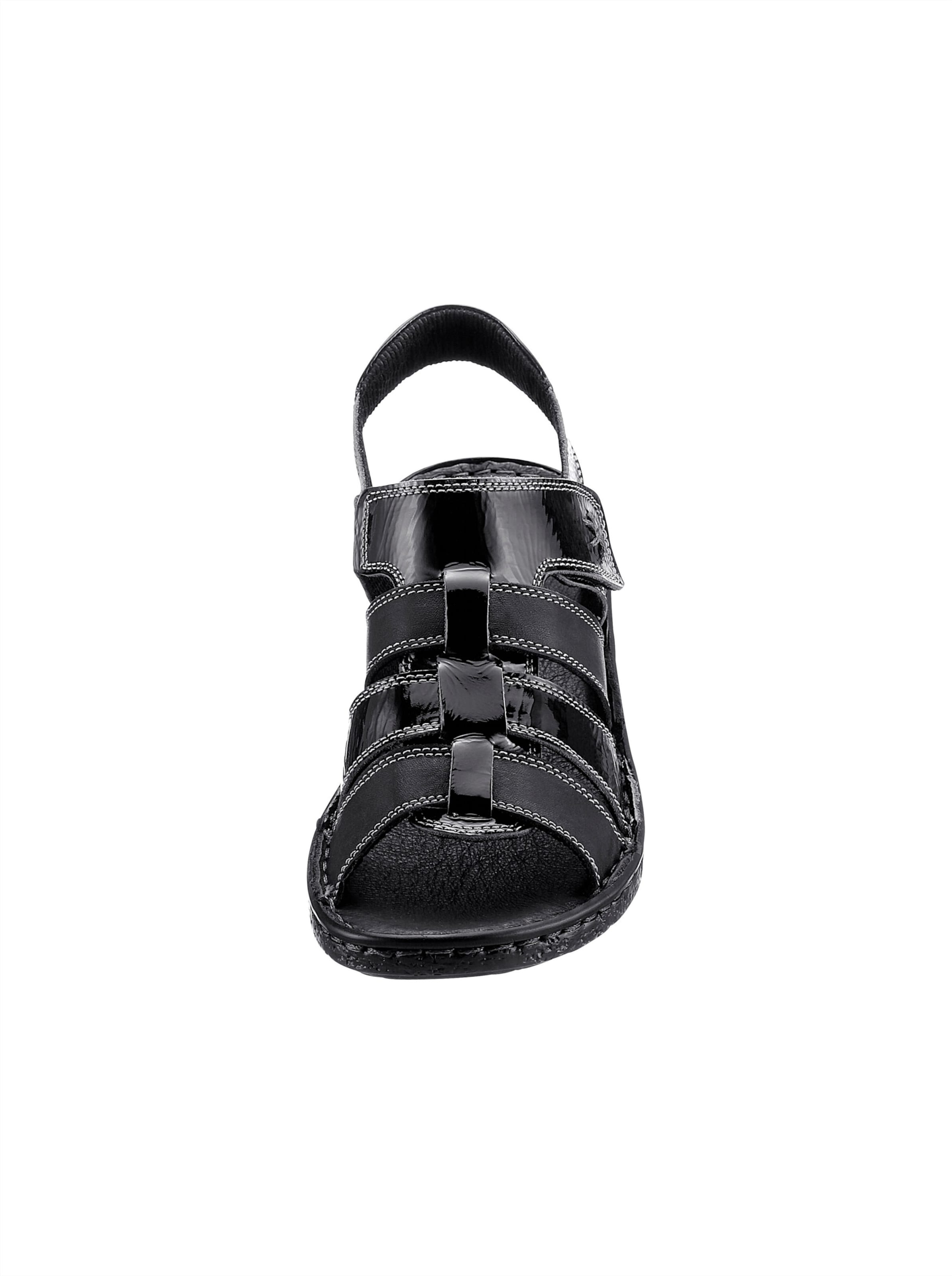airsoft modern+ Sandale in schwarz