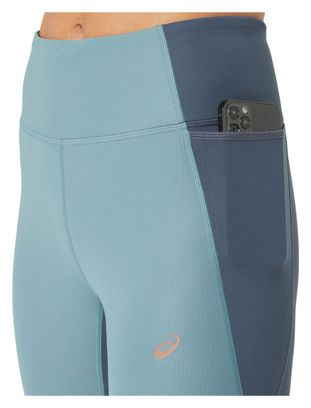Collant Long Asics Nagino Run Bleu Femme